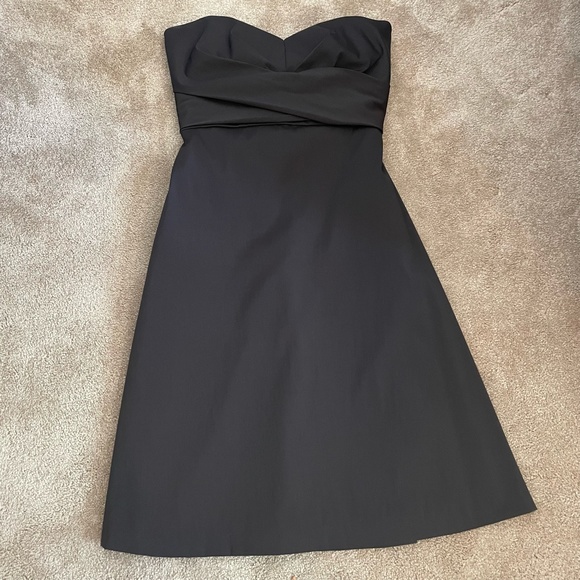 White House Black Market Dresses & Skirts - White House Black Market - Black Strapless Formal Mini Dress Size 6